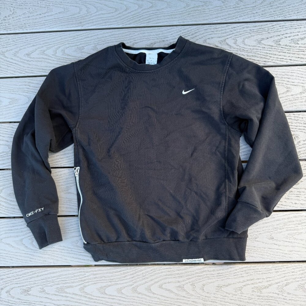 Sacramento Kings Nike Standard Issue Dri-Fit Crew Basketball Top Small Black